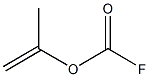 Fluoroformic acid isopropenyl ester Structure