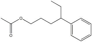 Acetic acid 4-phenylhexyl ester,,结构式