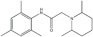 2,6-Dimethyl-N-(2,4,6-trimethylphenyl)-1-piperidineacetamide Struktur