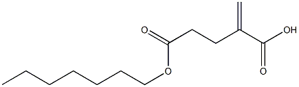  4-Methyleneglutaric acid hydrogen 1-heptyl ester