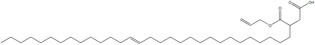 3-(16-Triacontenyl)succinic acid 1-hydrogen 4-allyl ester Struktur