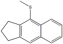 2,3-Dihydro-4-(methylthio)-1H-benz[f]indene Structure