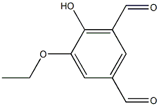 5-Ethoxy-6-hydroxybenzene-1,3-dicarbaldehyde Structure