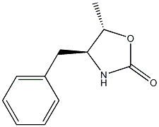 (4S,5S)-4-ベンジル-5-メチルオキサゾリジン-2-オン 化学構造式