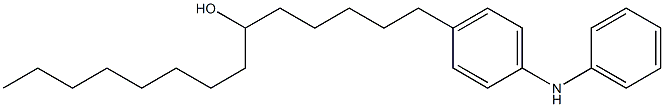 4-(6-Hydroxytetradecyl)phenylphenylamine