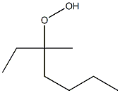 1-Ethyl-1-methylpentyl hydroperoxide 结构式