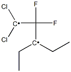 1,1-Dichloro-2,2-difluoro-3,3-diethylpropane-1,3-diylradical