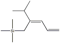 [(2Z)-2-Isopropyl-2,4-pentadienyl]trimethylsilane Structure