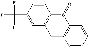 2-(Trifluoromethyl)-9H-thioxanthene 10-oxide 结构式