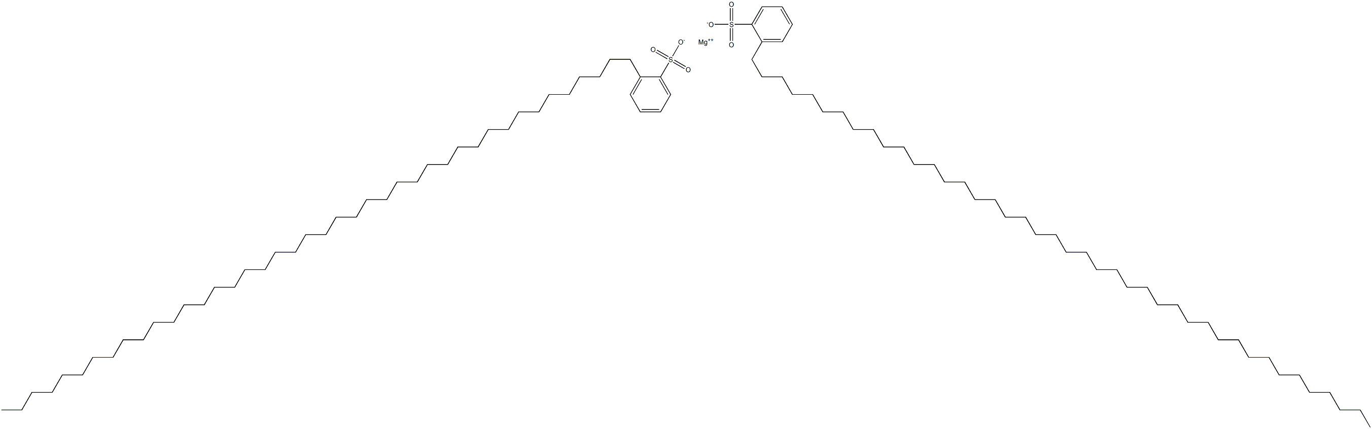 Bis[2-(dotetracontan-1-yl)benzenesulfonic acid]magnesium salt Struktur