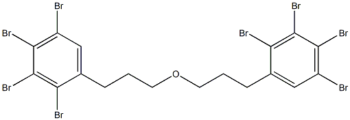 2,3,4,5-Tetrabromophenylpropyl ether Struktur