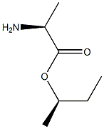 (R)-2-Aminopropanoic acid (S)-1-methylpropyl ester 结构式