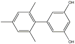 5-(2,4,6-Trimethylphenyl)benzene-1,3-diol|