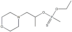 Methylphosphonothioic acid O-ethyl O-(1-methyl-2-morpholinoethyl) ester