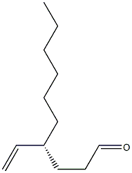 (4R)-4-Ethenyldecanal 结构式