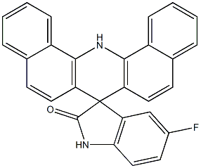 5'-Fluorospiro[dibenz[c,h]acridine-7(14H),3'-[3H]indol]-2'(1'H)-one