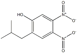 6-Isobutyl-3,4-dinitrophenol 结构式