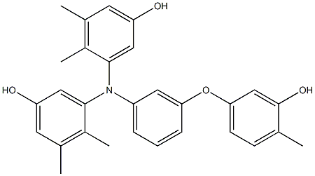 N,N-Bis(5-hydroxy-2,3-dimethylphenyl)-3-(3-hydroxy-4-methylphenoxy)benzenamine|