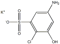 3-Amino-6-chloro-5-hydroxybenzenesulfonic acid potassium salt|