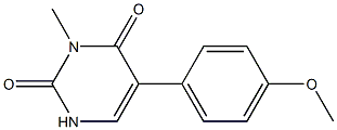 3-Methyl-5-(4-methoxyphenyl)uracil