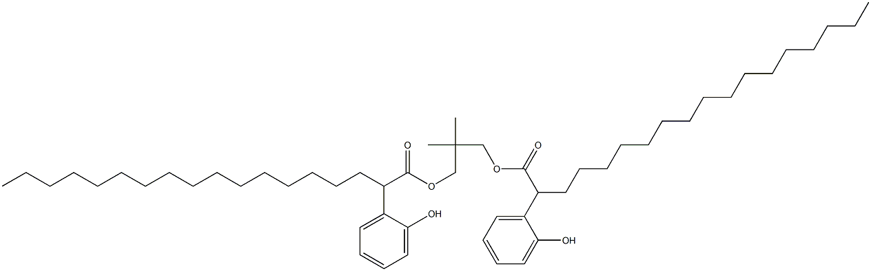 Bis[2-(2-hydroxyphenyl)stearic acid]2,2-dimethylpropane-1,3-diyl ester|