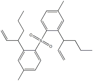 (+)-1-Ethenylbutyl(4-methylphenyl) sulfone Structure