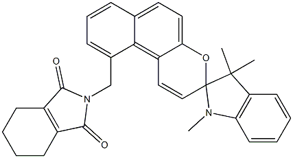  N-[[1',3',3'-Trimethylspiro[3H-naphtho[2,1-b]pyran-3,2'-indolin]-10-yl]methyl]-3,4,5,6-tetrahydrophthalimide