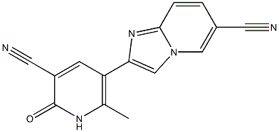 2-[(3-Cyano-6-methyl-1,2-dihydro-2-oxopyridin)-5-yl]imidazo[1,2-a]pyridine-6-carbonitrile