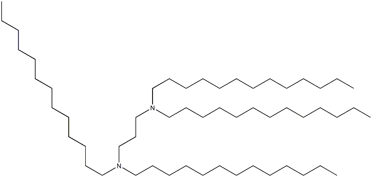 N,N,N',N'-Tetratridecyl-1,3-propanediamine 结构式