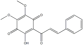 5,6-Dimethoxy-3-hydroxy-2-[(E)-1-oxo-3-phenyl-2-propenyl]-1,4-benzoquinone|