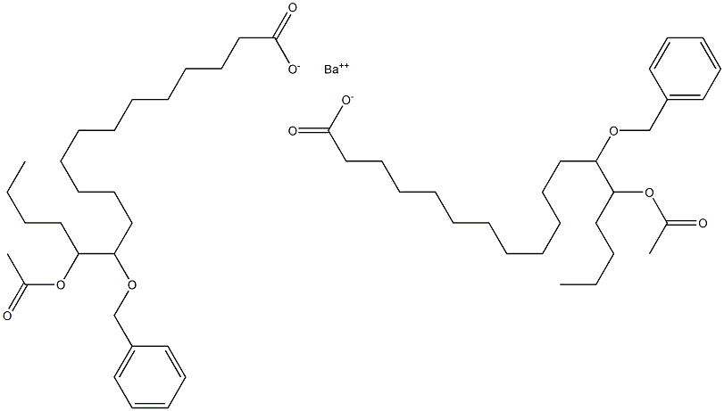  Bis(13-benzyloxy-14-acetyloxystearic acid)barium salt