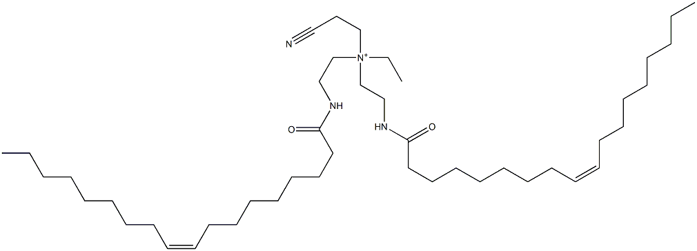 2-Cyano-N-ethyl-N,N-bis[2-[[(Z)-1-oxo-9-octadecenyl]amino]ethyl]ethanaminium