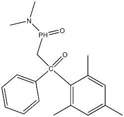 1-[(Dimethylamino)phosphinyl]-2-phenyl-2-mesitylethanone,,结构式