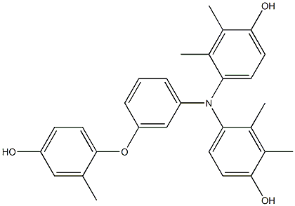 N,N-Bis(4-hydroxy-2,3-dimethylphenyl)-3-(4-hydroxy-2-methylphenoxy)benzenamine|