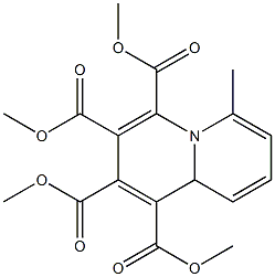 6-Methyl-9aH-quinolizine-1,2,3,4-tetracarboxylic acid tetramethyl ester