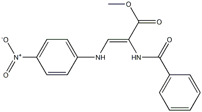 (Z)-3-[(4-Nitrophenyl)amino]-2-(benzoylamino)acrylic acid methyl ester
