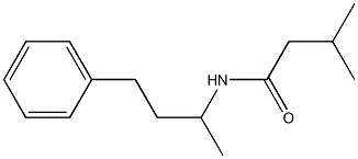 N-(1-Methyl-3-phenylpropyl)-3-methylbutanamide Structure