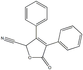 2,5-Dihydro-3-phenyl-4-phenyl-5-oxo-2-furancarbonitrile