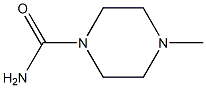 1-カルバモイル-4-メチルピペラジン 化学構造式