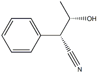 (2S,3S)-2-Phenyl-3-hydroxybutanenitrile Struktur