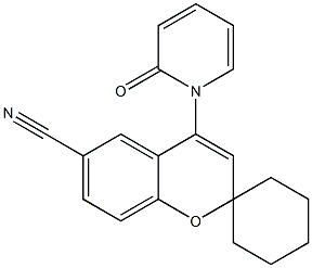 4-[(1,2-Dihydro-2-oxopyridin)-1-yl]-2,2-pentamethylene-2H-1-benzopyran-6-carbonitrile