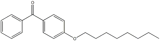 4-Octyloxybenzophenone Struktur