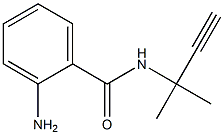N-(1,1-Dimethyl-2-propynyl)-2-aminobenzamide Struktur