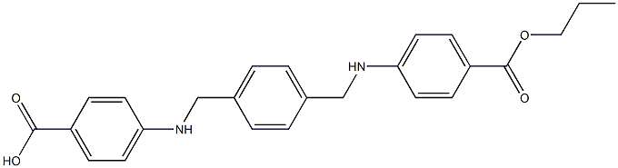  4,4'-[p-Phenylenebis(methylene)bis(imino)]bis[benzoic acid propyl] ester