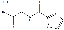 2-(2-Thienylcarbonylamino)acetohydroxamic acid Structure