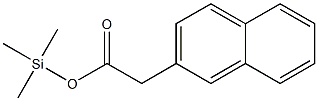 2-Naphthaleneacetic acid trimethylsilyl ester Structure
