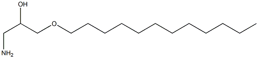 1-Amino-3-dodecyloxy-2-propanol Structure