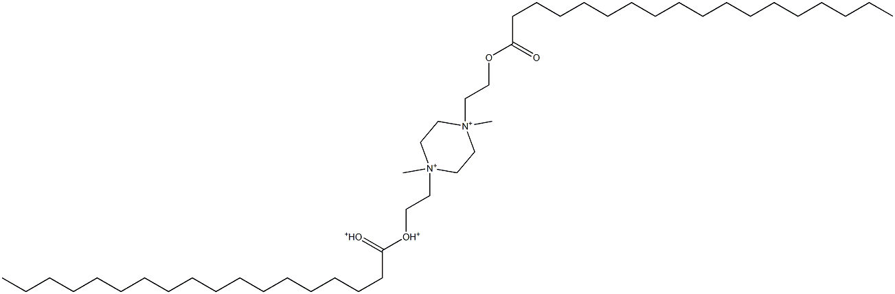 1,4-Dimethyl-1,4-bis[2-[(1-oxooctadecyl)oxy]ethyl]piperazine-1,4-diium