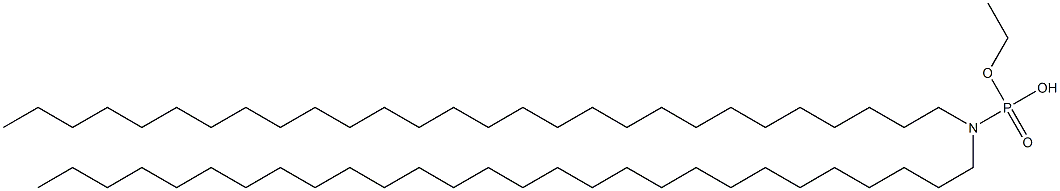 N,N-Dioctacosylamidophosphoric acid hydrogen ethyl ester,,结构式