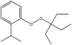 2-Isopropylphenyl 1,1-diethylpropyl peroxide,,结构式